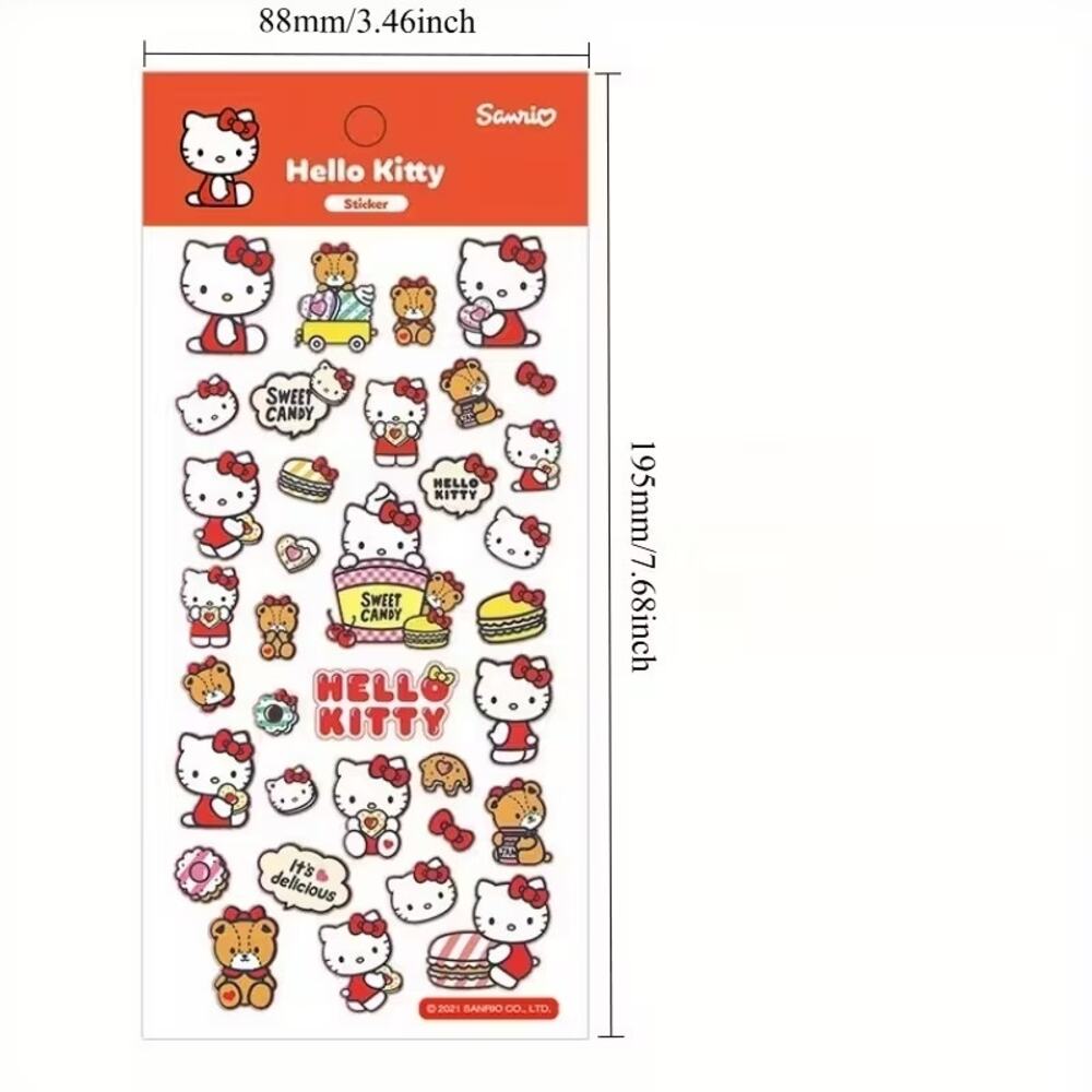 #6017  Hello Kitty & Friends - Sticker Sheet - Hello Kitty